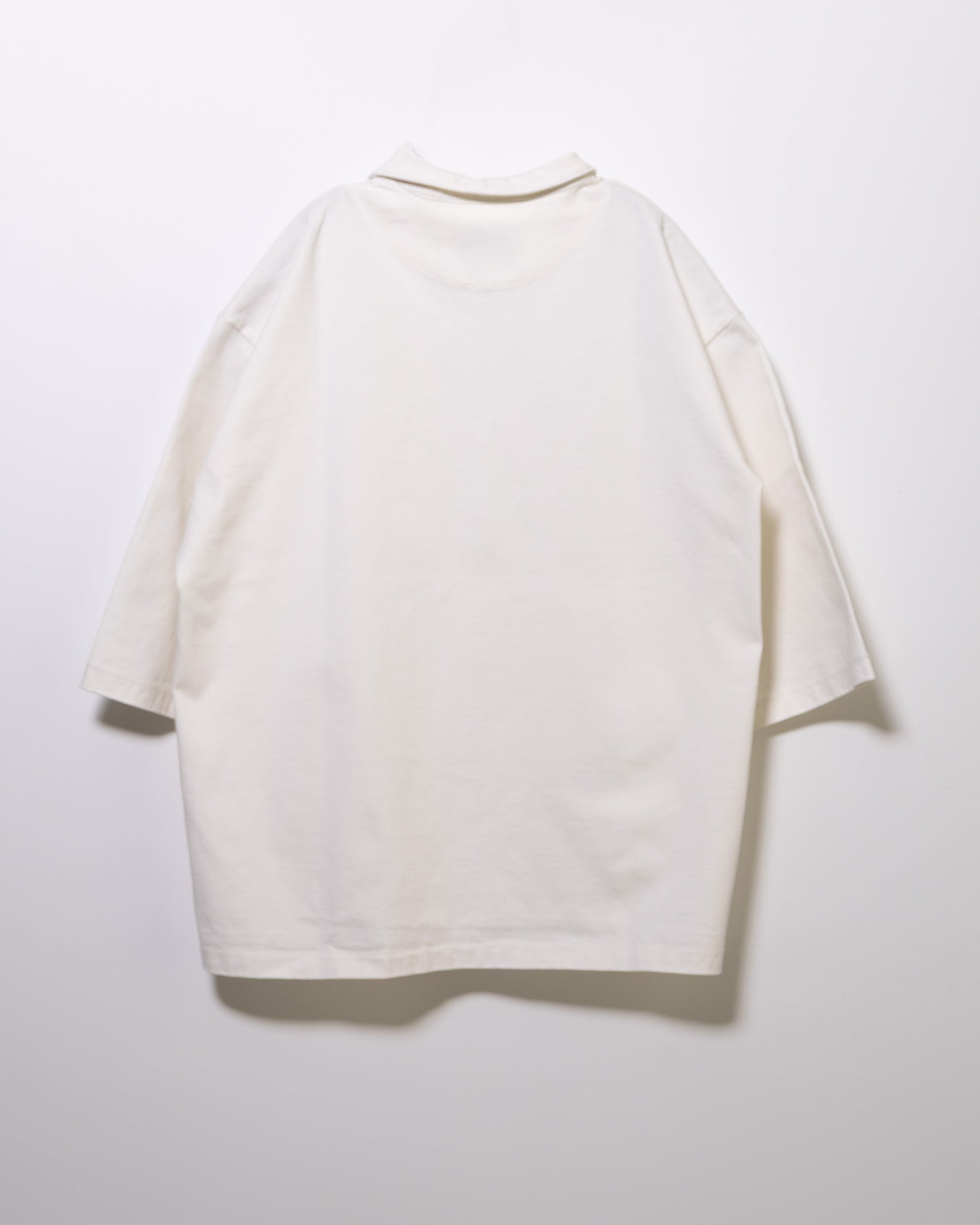 PLATING JERSEY SKIPPER T-SHIRT - WHITE