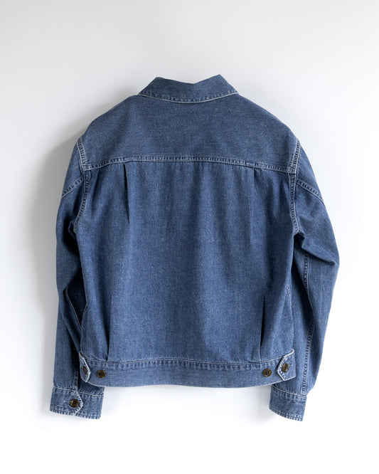 8.5oz DENIM TRUCKER JACKET - INDIGO