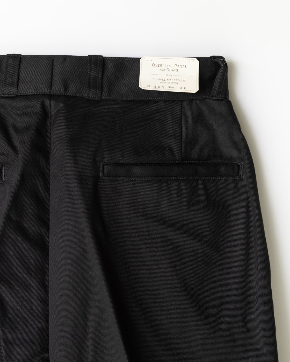 OFFICER TROUSERS(REGULAR) - INK BLACK