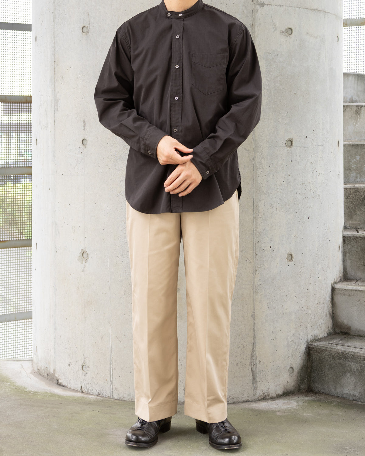 PARKER TROUSERS -STRAIGHT- - BEIGE