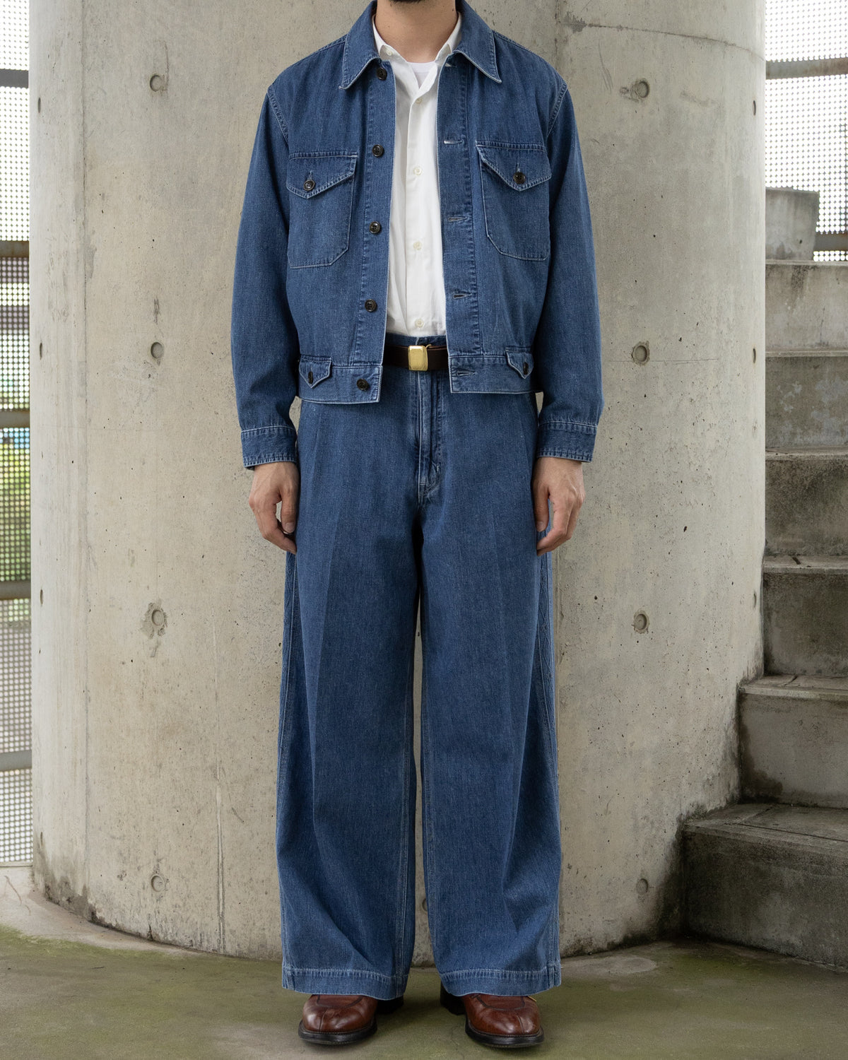 8.5oz DENIM TRUCKER JACKET - INDIGO