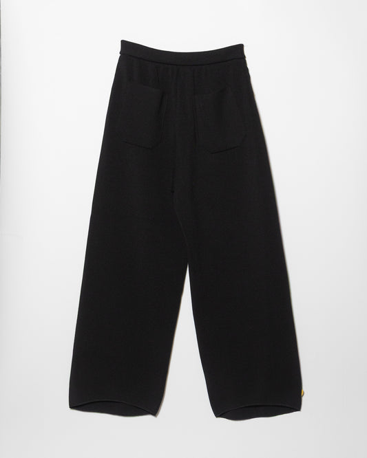 FCR KNIT TROUSERS - BLACK