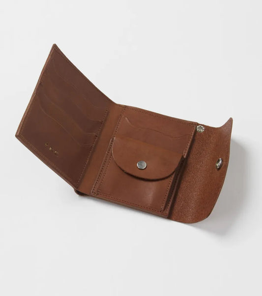SHORT WALLET - CAMEL