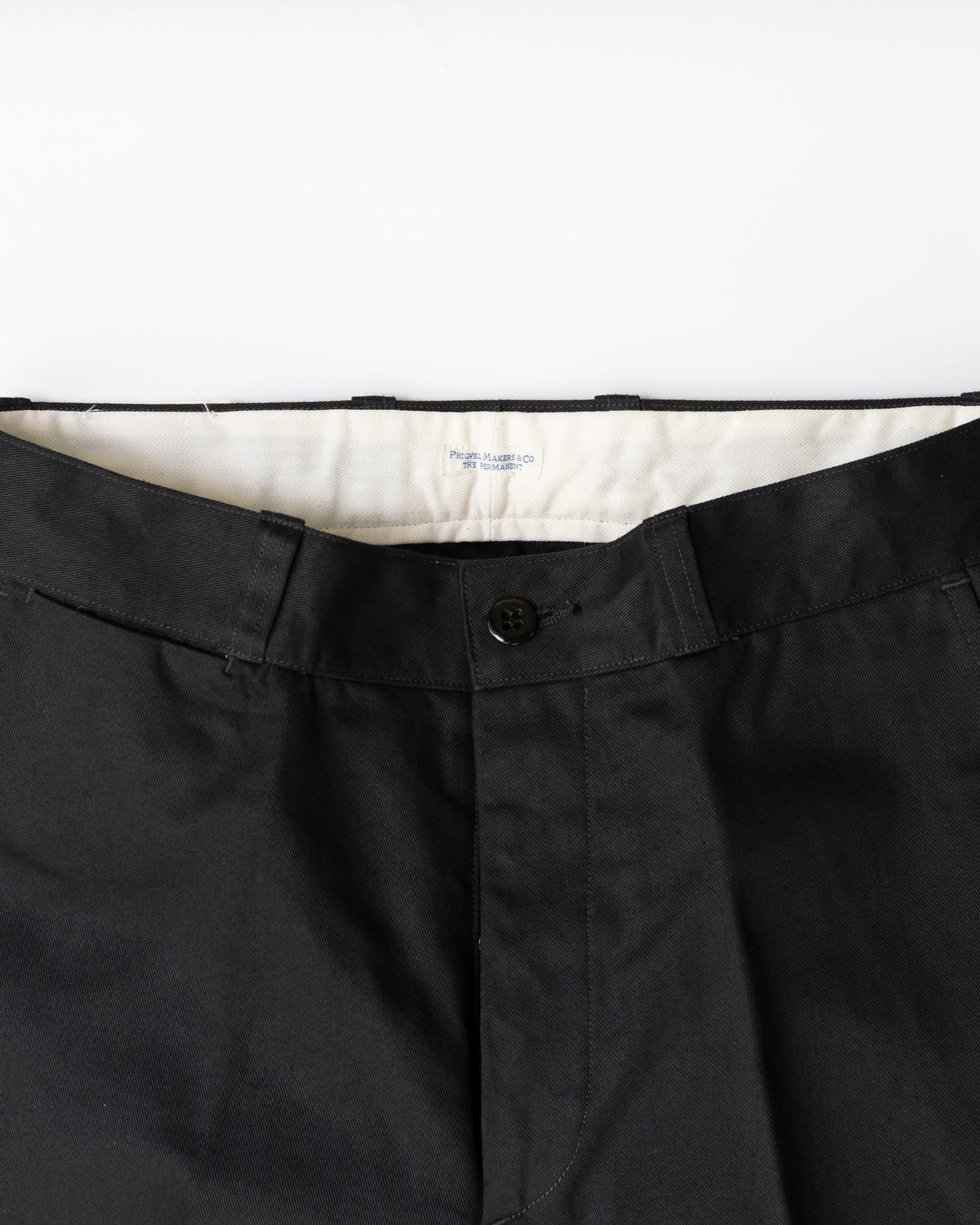 OFFICER TROUSERS(REGULAR) - INK BLACK