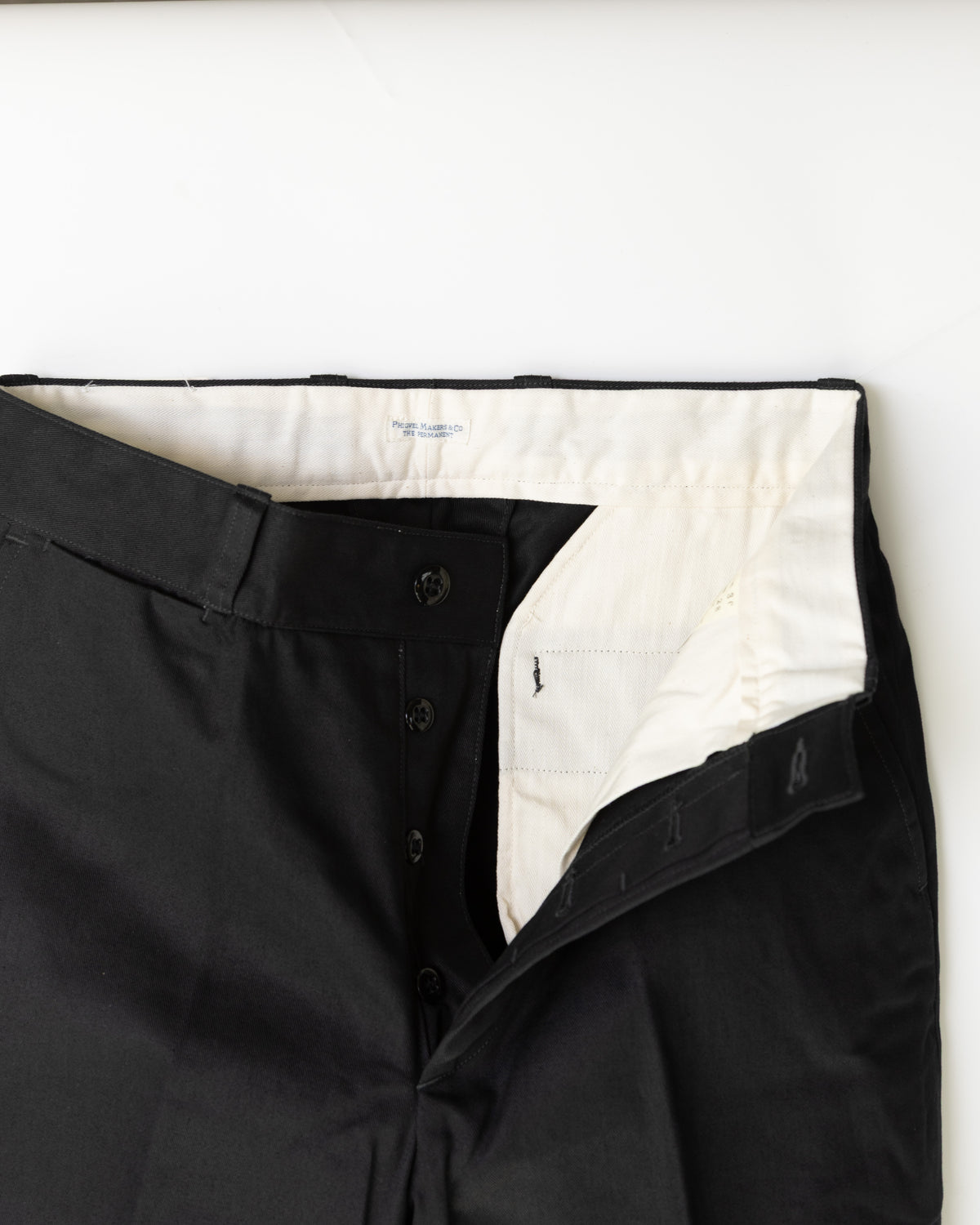 OFFICER TROUSERS(REGULAR) - INK BLACK