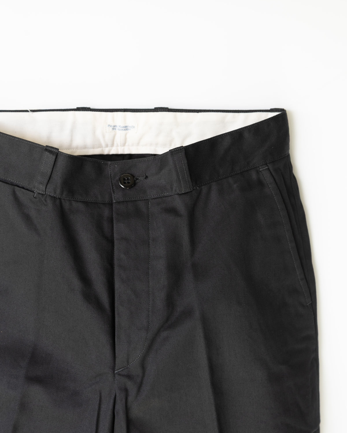 OFFICER TROUSERS(REGULAR) - INK BLACK