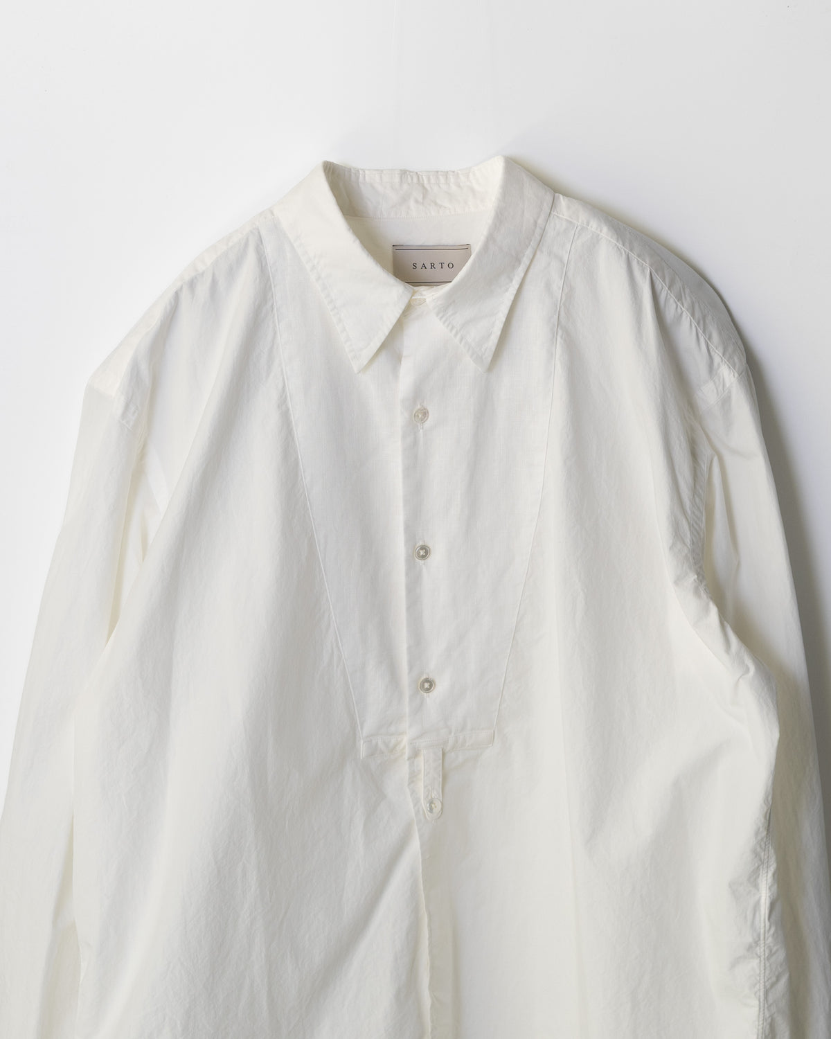 140/2 TYPEWRITER REGULAR COLLAR SHIRT - WHITE