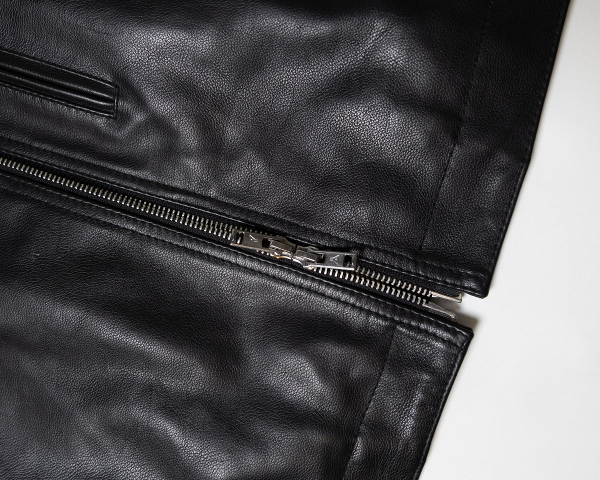 BUFFARO CARF MINIMAL RIDING JACKET - BLACK