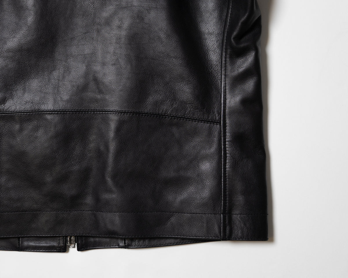 BUFFARO CARF MINIMAL RIDING JACKET - BLACK