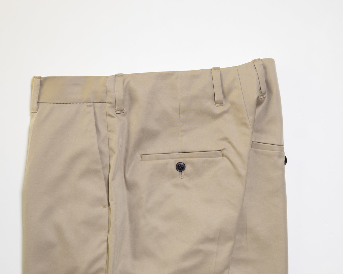 PARKER TROUSERS -STRAIGHT- - BEIGE