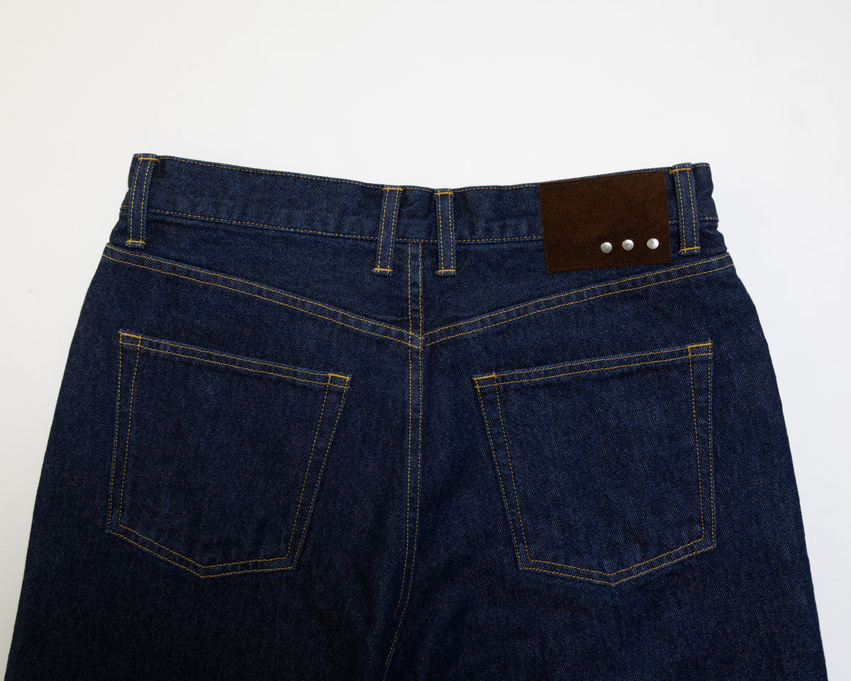 BILLIE 5P JEANS -WIDE STRAIGHT- OW - INDIGO