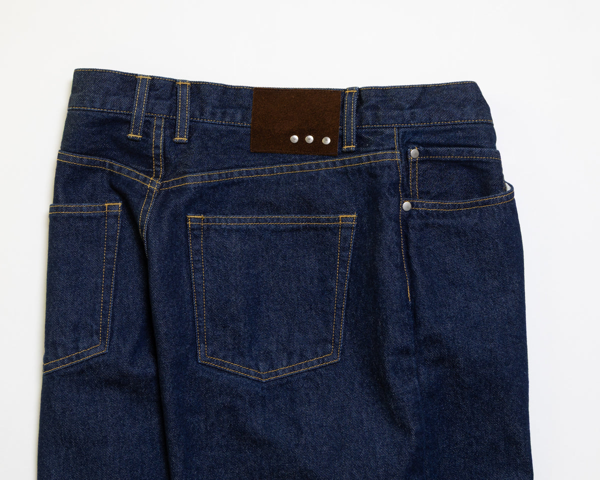 BILLIE 5P JEANS -WIDE STRAIGHT- OW - INDIGO