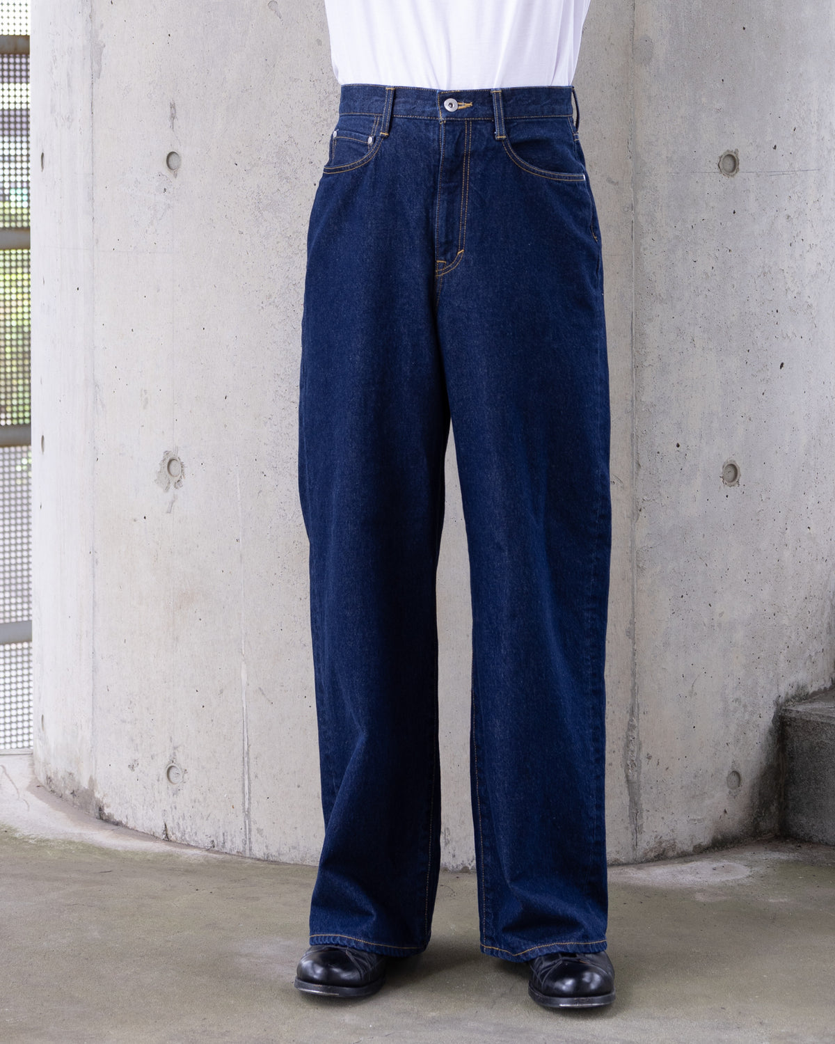 BILLIE 5P JEANS -WIDE STRAIGHT- OW - INDIGO