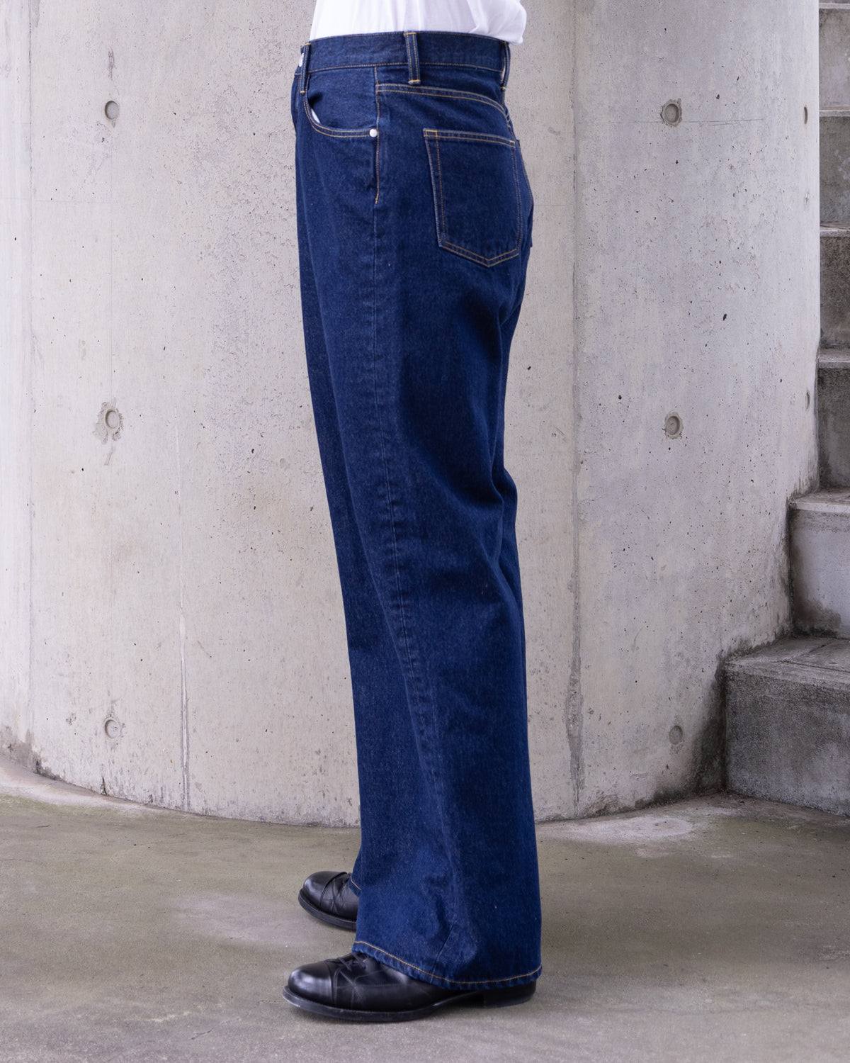 BILLIE 5P JEANS -WIDE STRAIGHT- OW - INDIGO