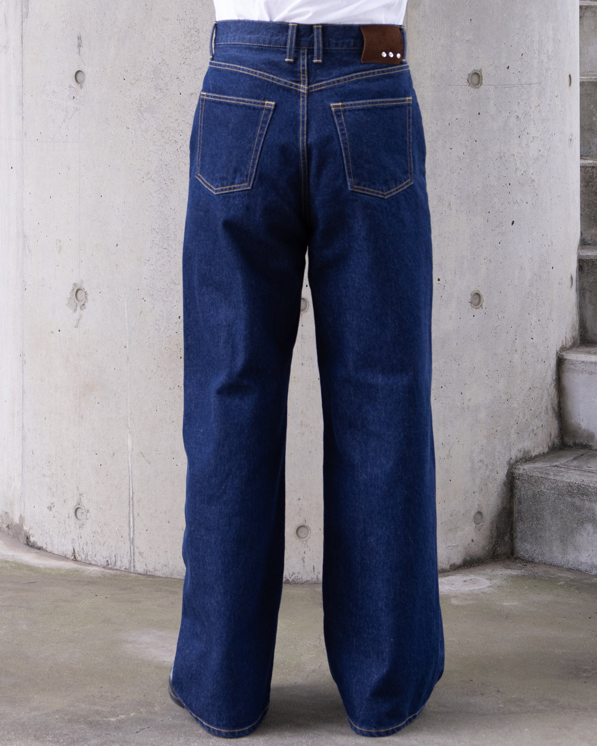 BILLIE 5P JEANS -WIDE STRAIGHT- OW - INDIGO