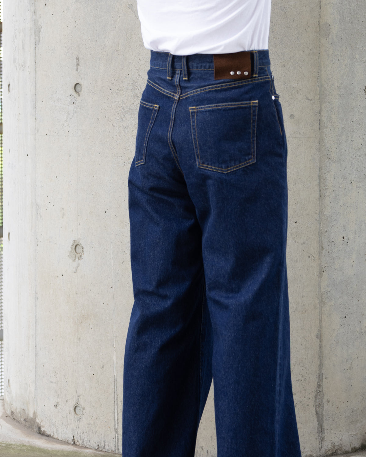 BILLIE 5P JEANS -WIDE STRAIGHT- OW - INDIGO
