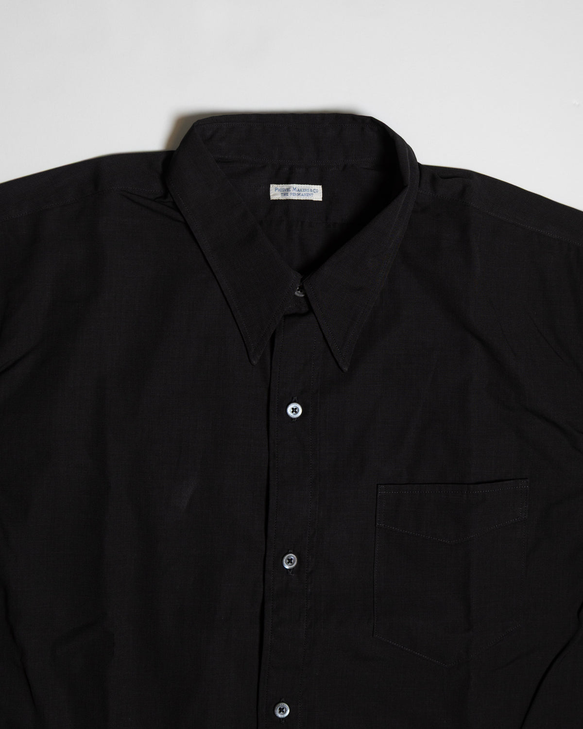 POPLIN DRESS SHIRT(VINTAGE) - CHARCOAL