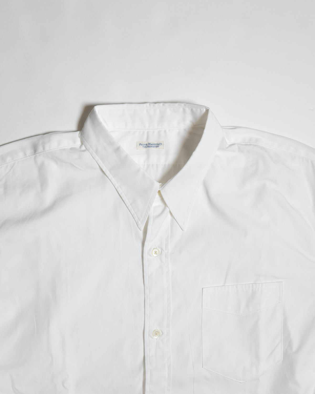 POPLIN DRESS SHIRT(VINTAGE) - OFF WHITE