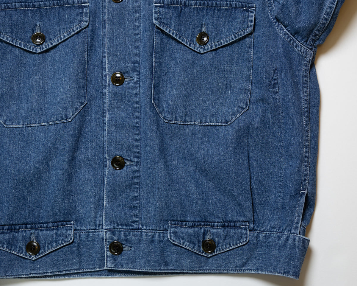 8.5oz DENIM TRUCKER JACKET - INDIGO