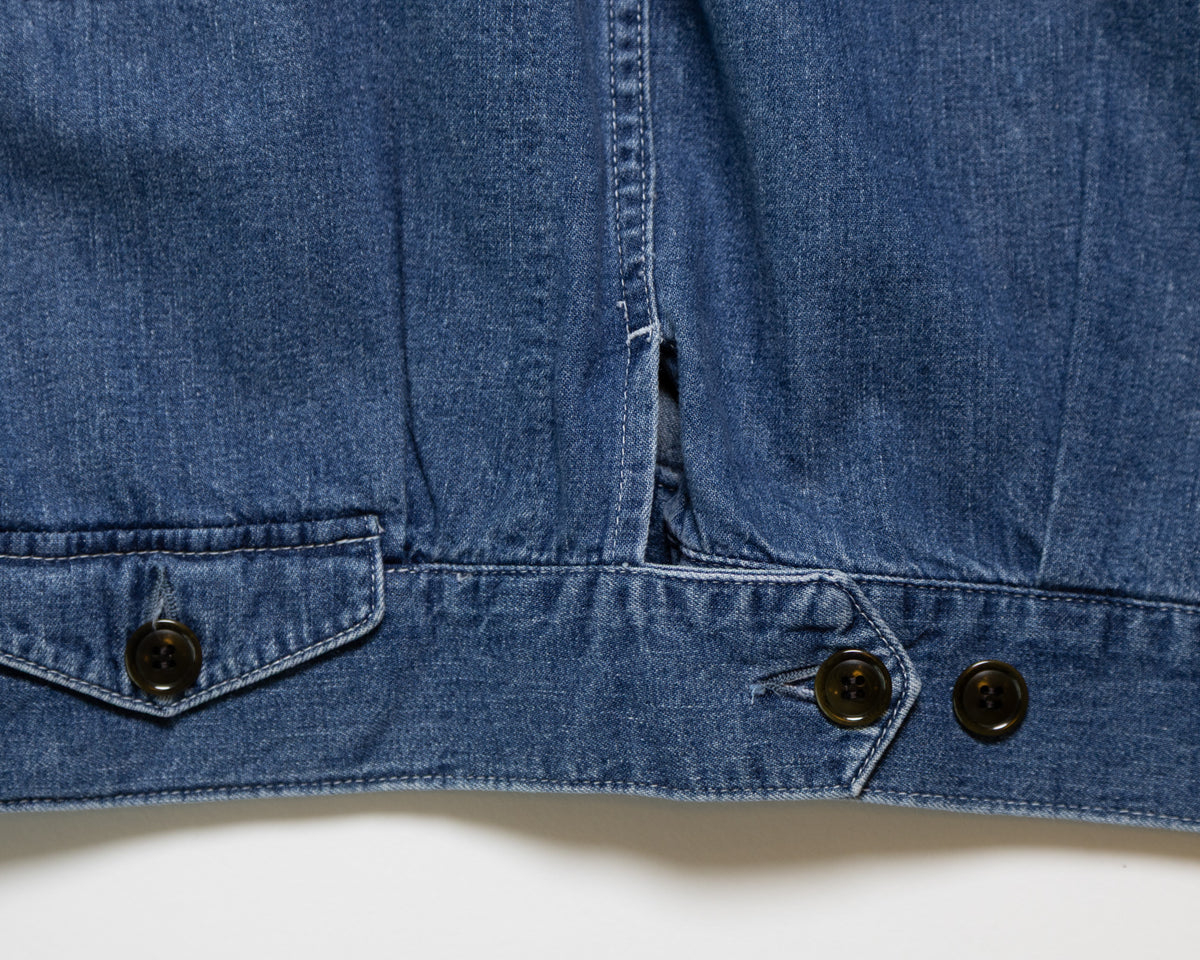 8.5oz DENIM TRUCKER JACKET - INDIGO