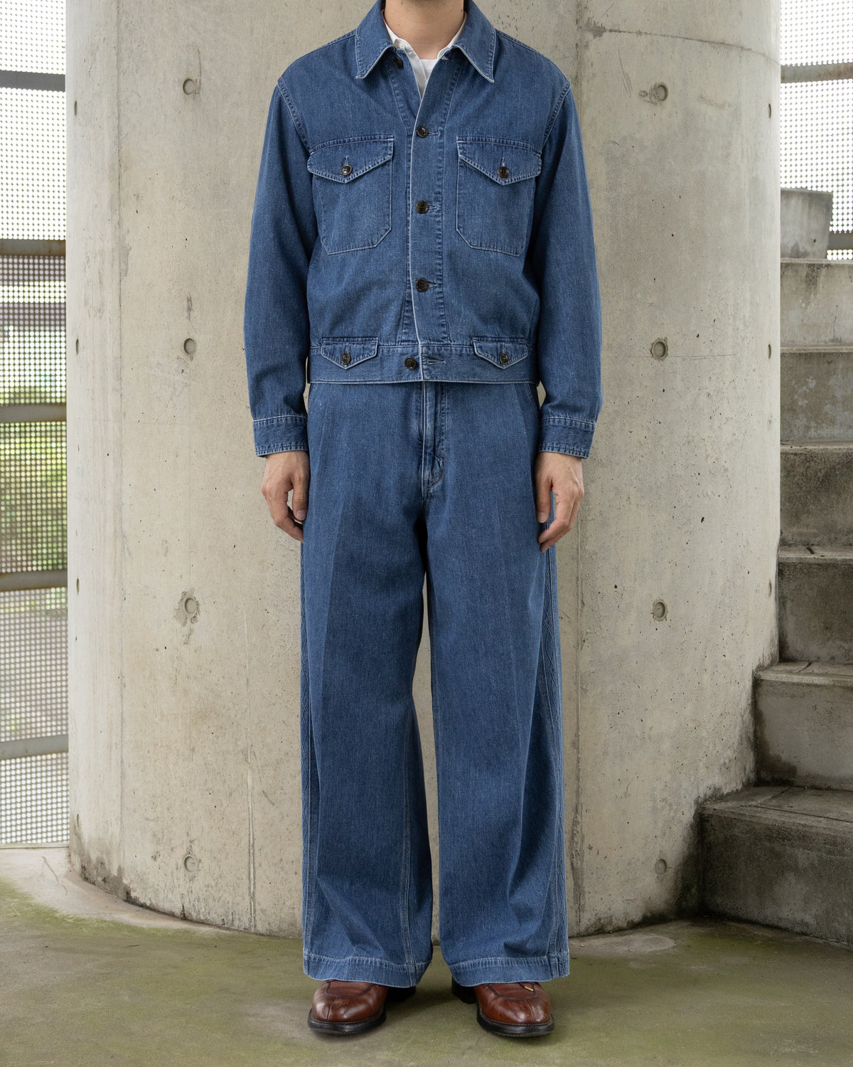 8.5oz DENIM TRUCKER JACKET - INDIGO