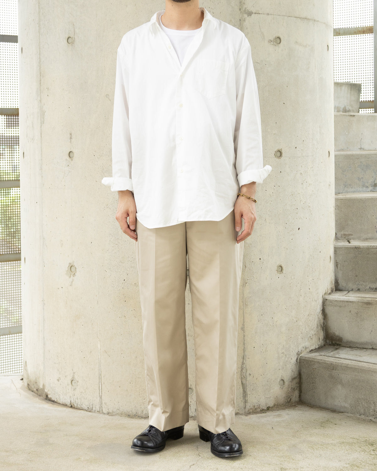 PARKER TROUSERS -STRAIGHT- - BEIGE