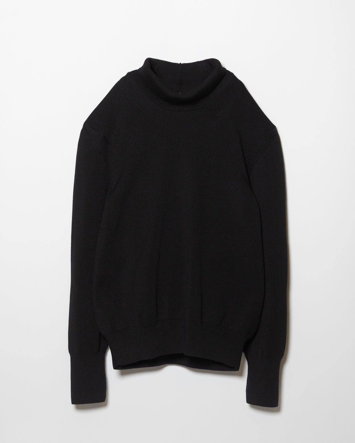 FCR HIGH NECK KNIT - BLACK