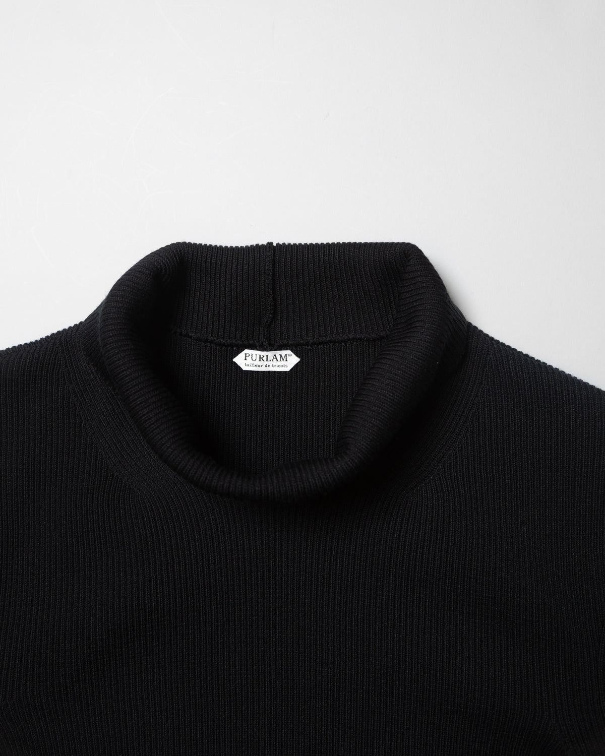 FCR HIGH NECK KNIT - BLACK