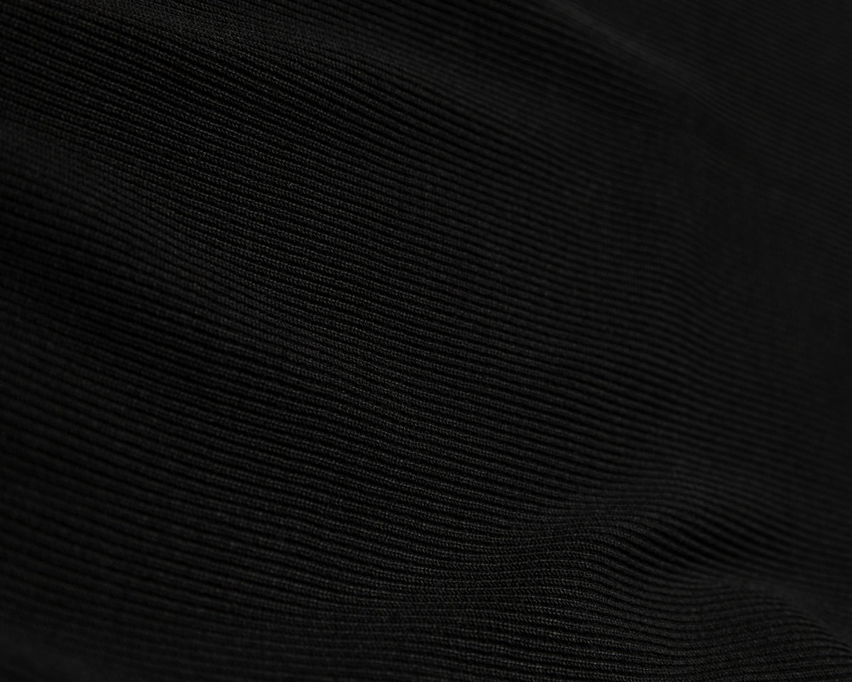 FCR HIGH NECK KNIT - BLACK