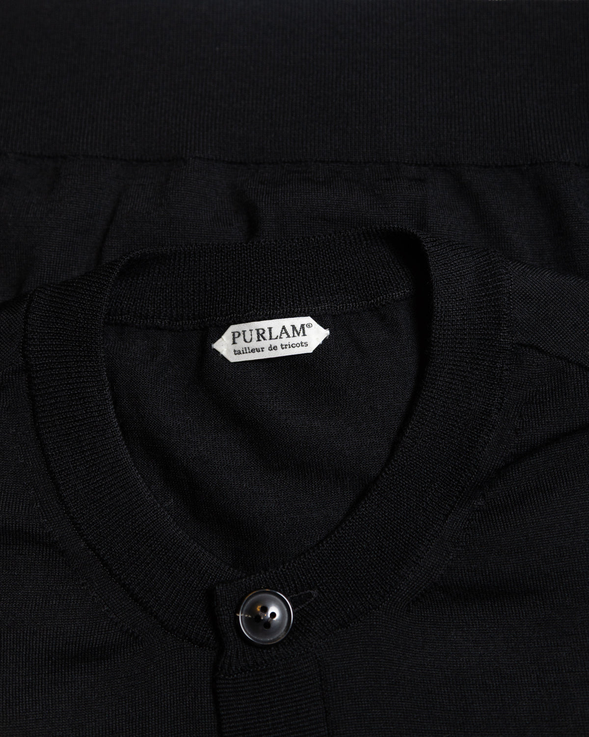 EFM KNIT CARDIGAN - BLACK