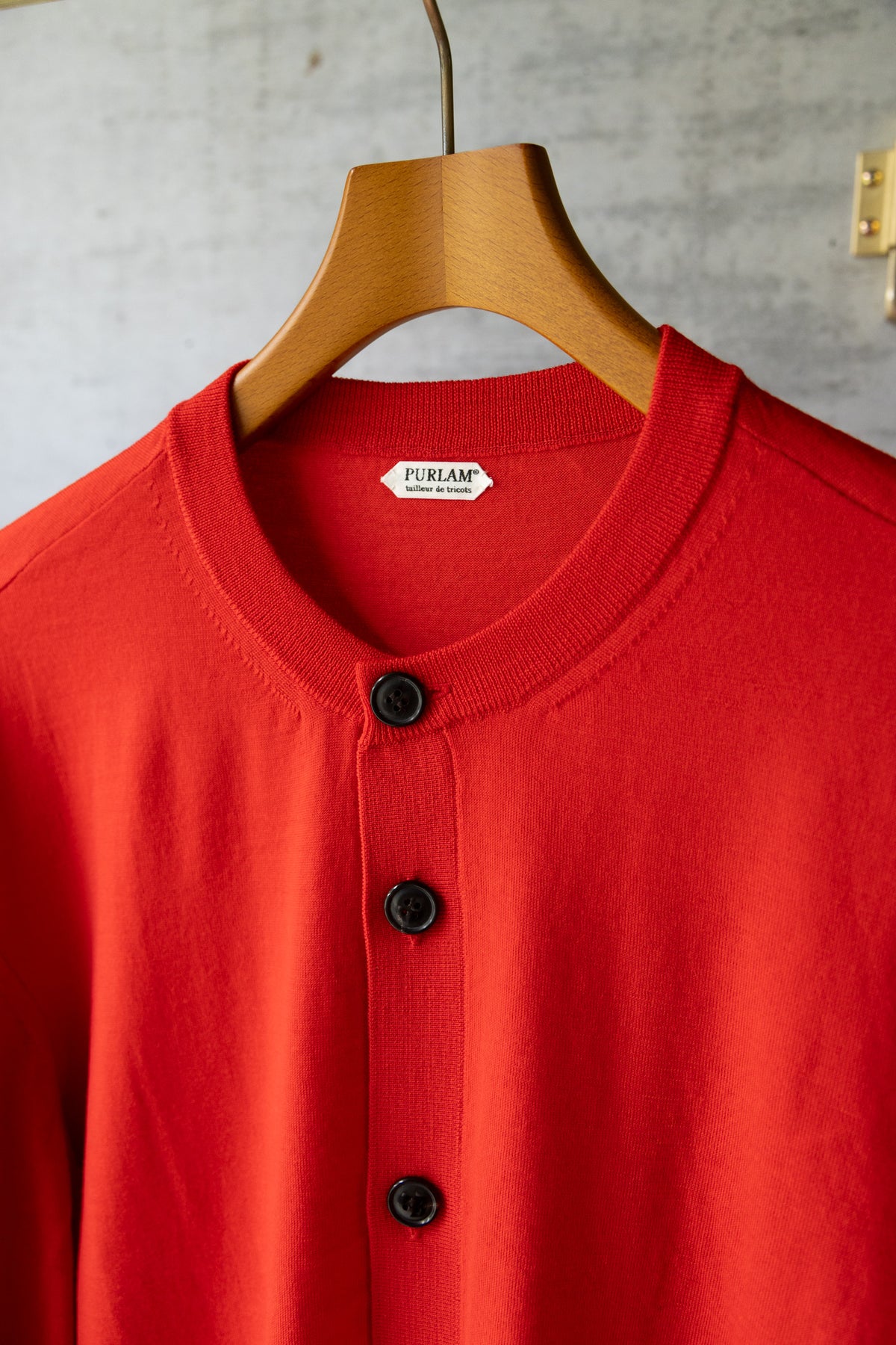 EFM KNIT CARDIGAN - RED