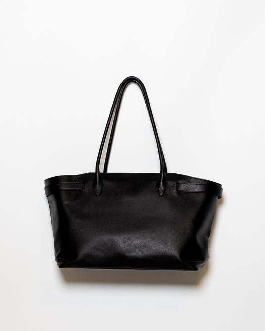 ELLA LEATHER BAG - BLACK