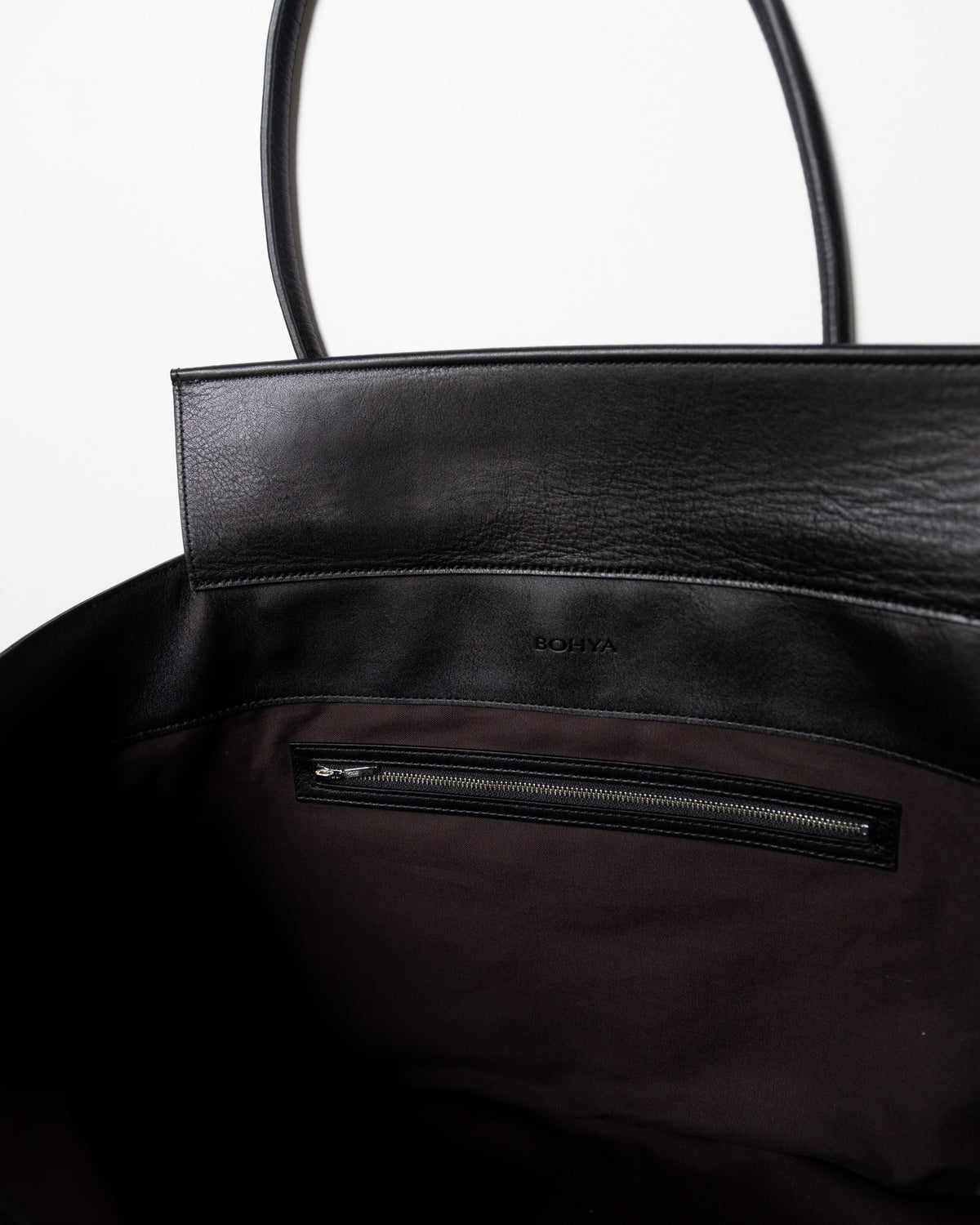ELLA LEATHER BAG - BLACK