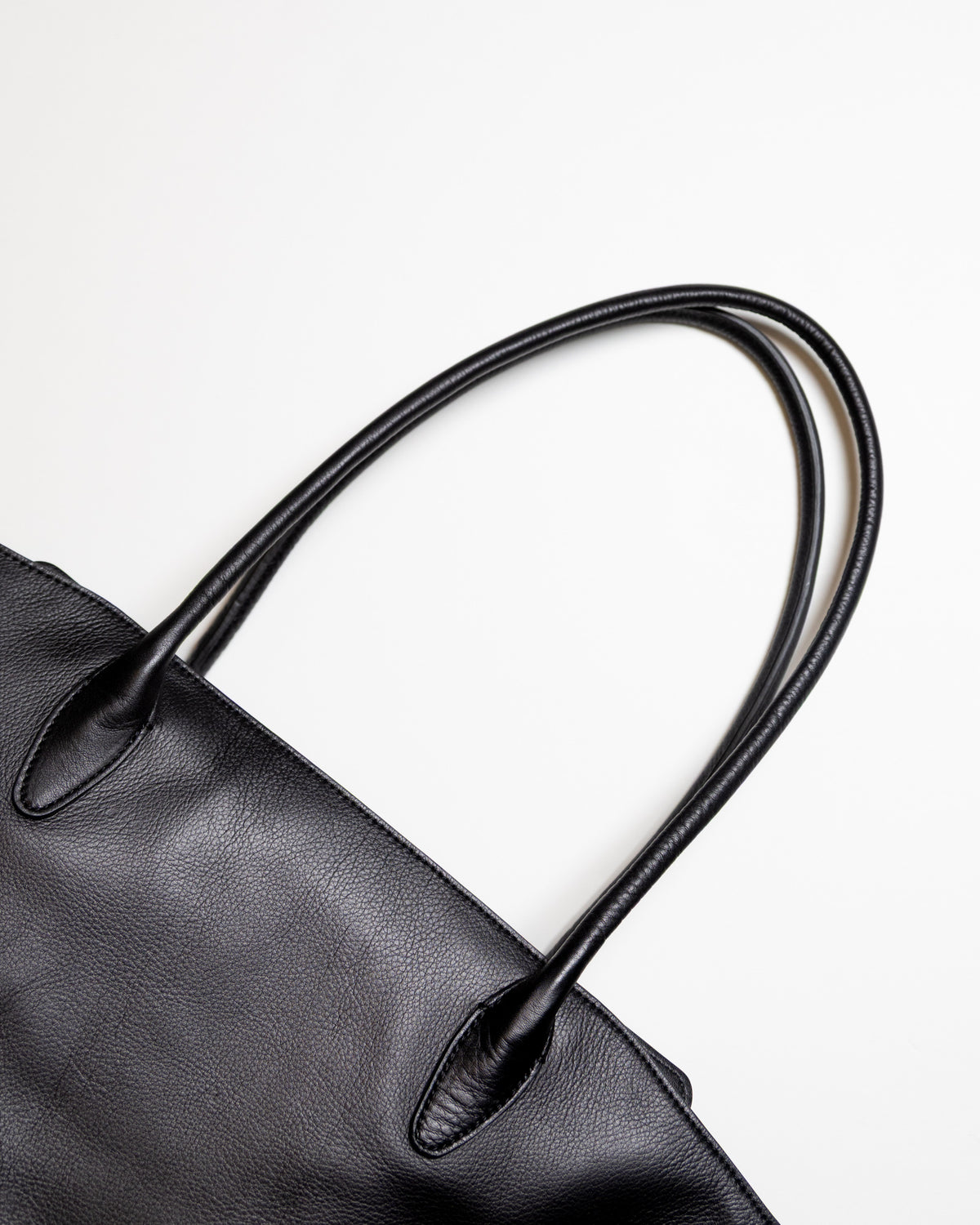 ELLA LEATHER BAG - BLACK