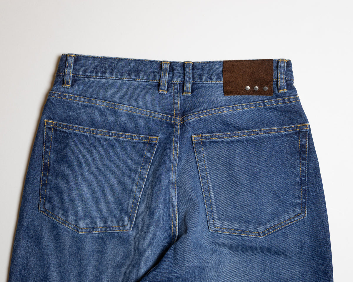 HARUKI 5P JEANS -STRAIGHT- VINTAGE - INDIGO