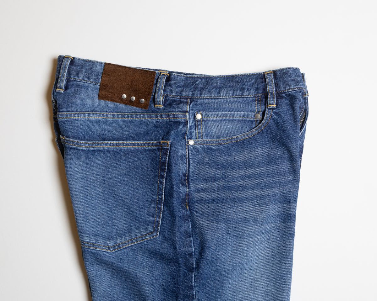 HARUKI 5P JEANS -STRAIGHT- VINTAGE - INDIGO