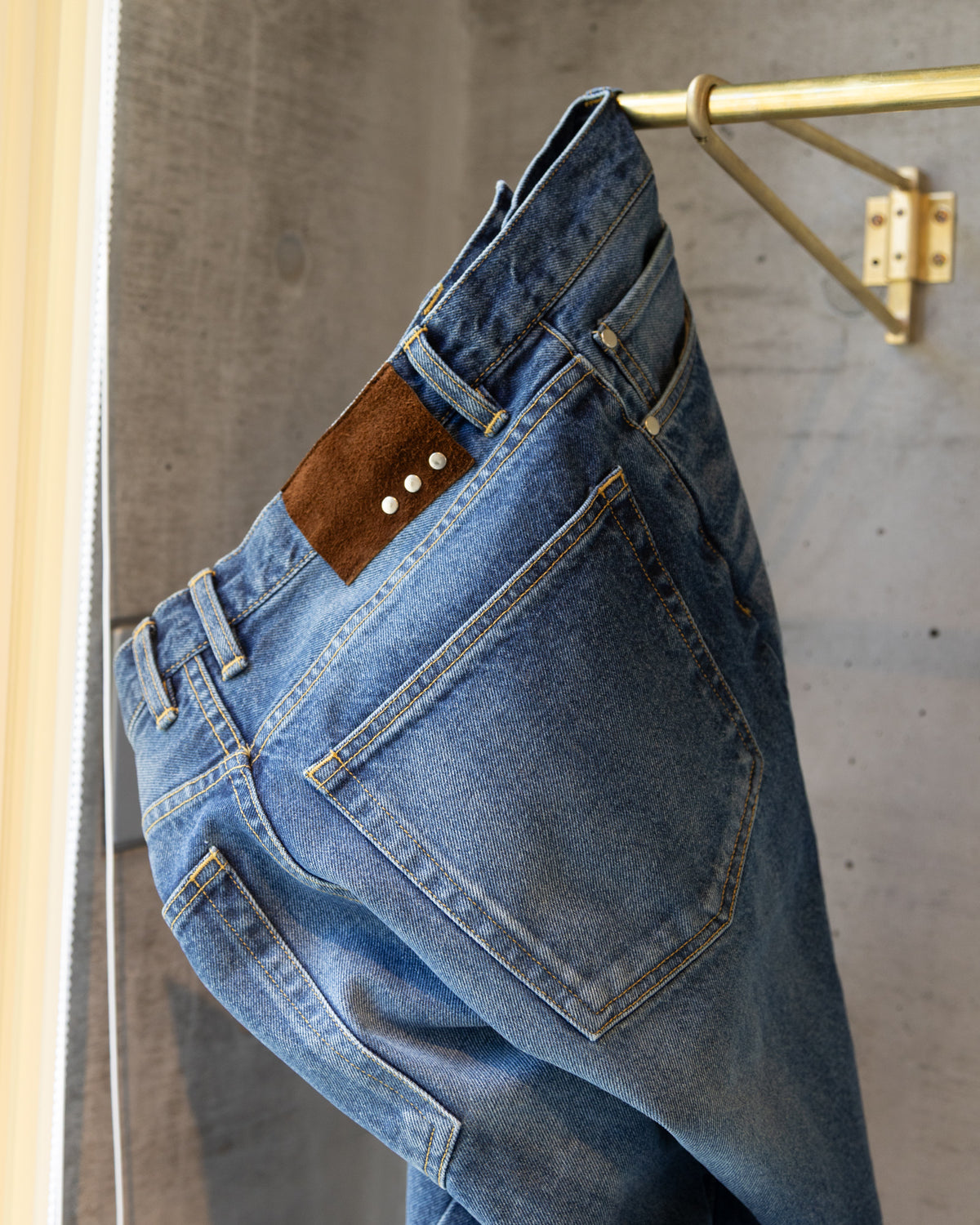 HARUKI 5P JEANS -STRAIGHT- VINTAGE - INDIGO