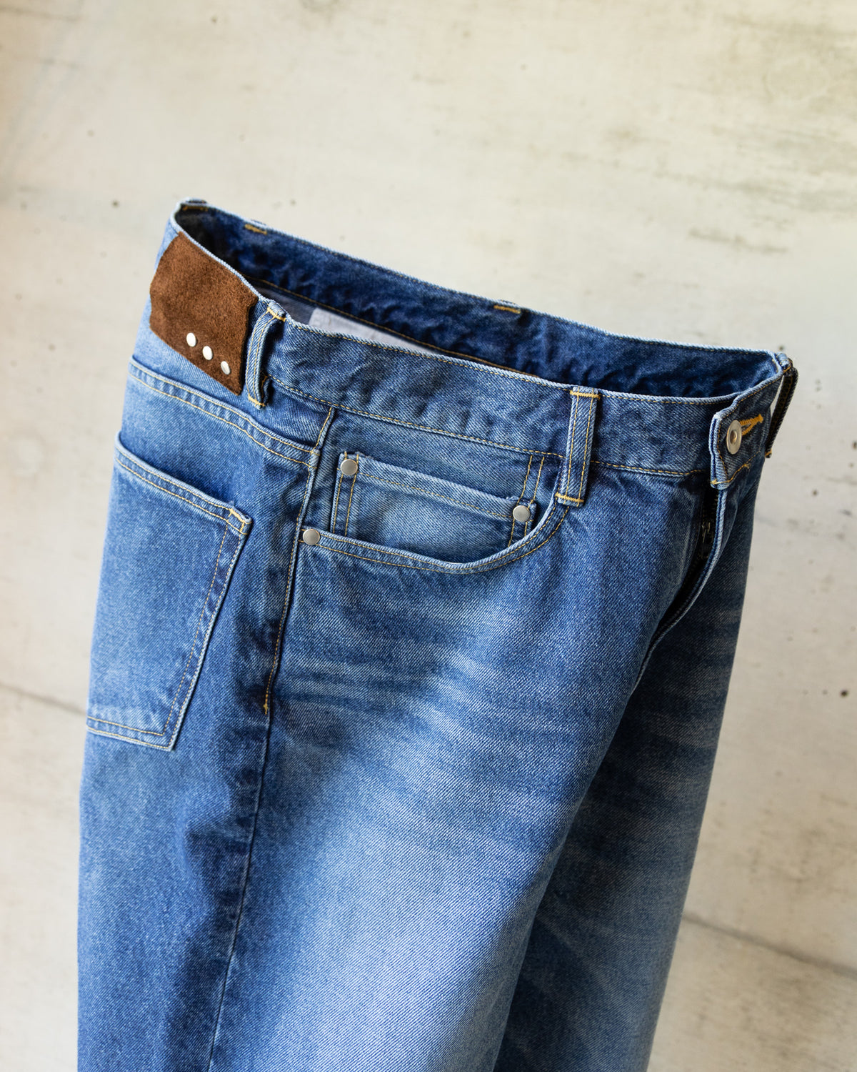 HARUKI 5P JEANS -STRAIGHT- VINTAGE - INDIGO