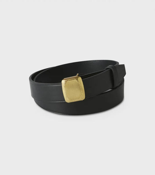 HICKOK BELT - BLACKxBRASS
