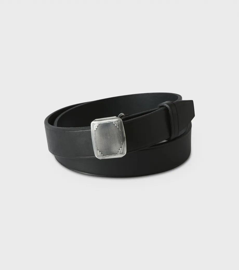 HICKOK BELT - BLACKxSILVER