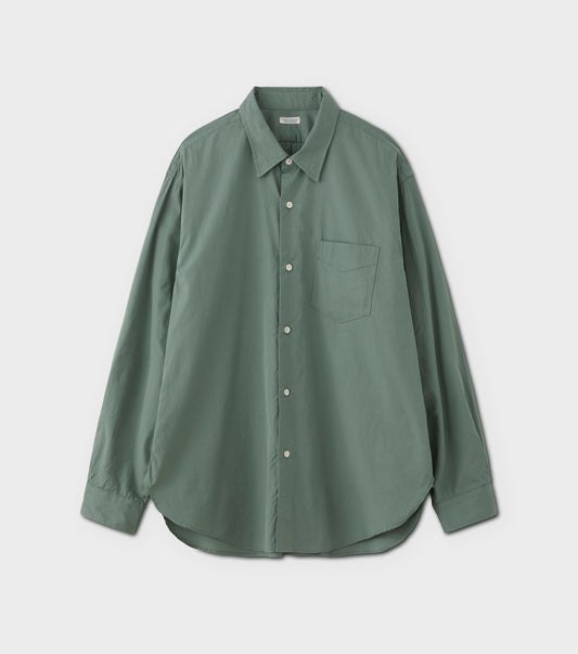 REGULAR COLLAR DRESS SHIRT - SAGE GREEN