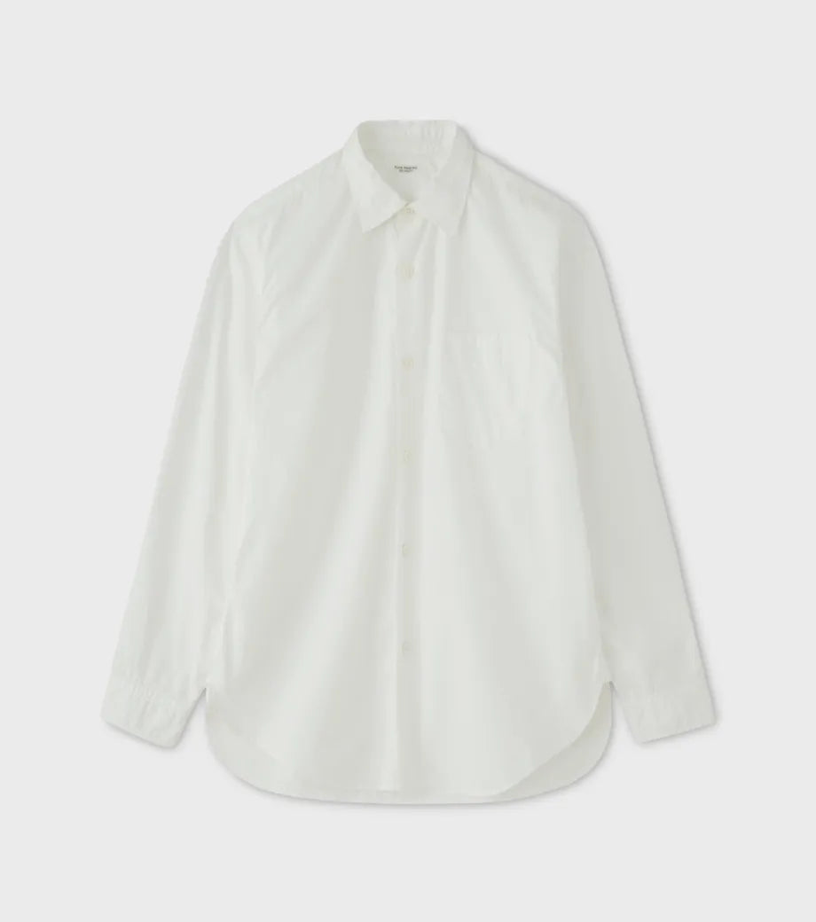 REGULAR COLLAR DRESS SHIRT - OFF WHITE